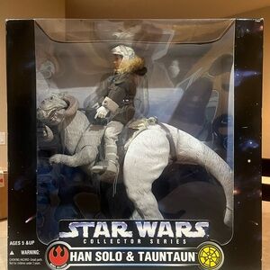NWT Star Wars Collector Series - Rebel Alliance Han Solo & Tauntaun